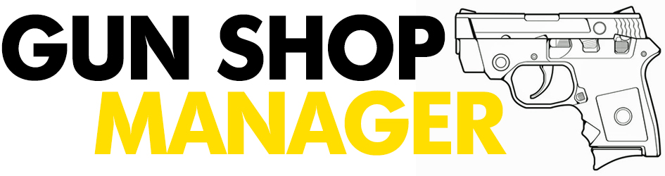 gun shop manager logo